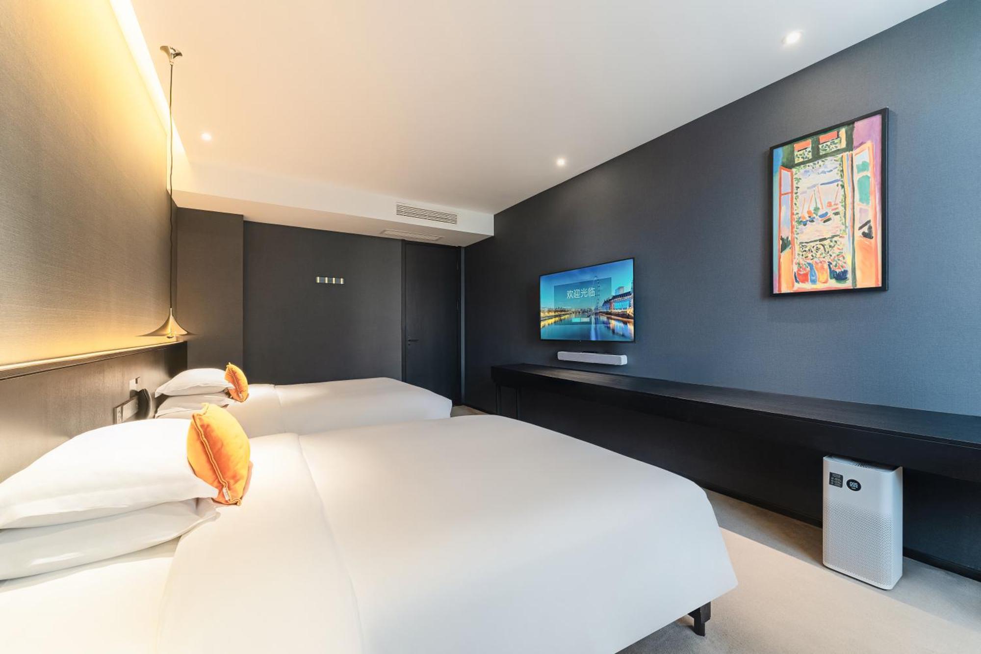 Hesu Designer Hotel & Suites -Near Xi'An Drum Tower And Yongning Gate -Free Laundry Luggage Storage -Kitty Cafe With Freshly Ground Coffee -24H Front Desk -English Service Ngoại thất bức ảnh