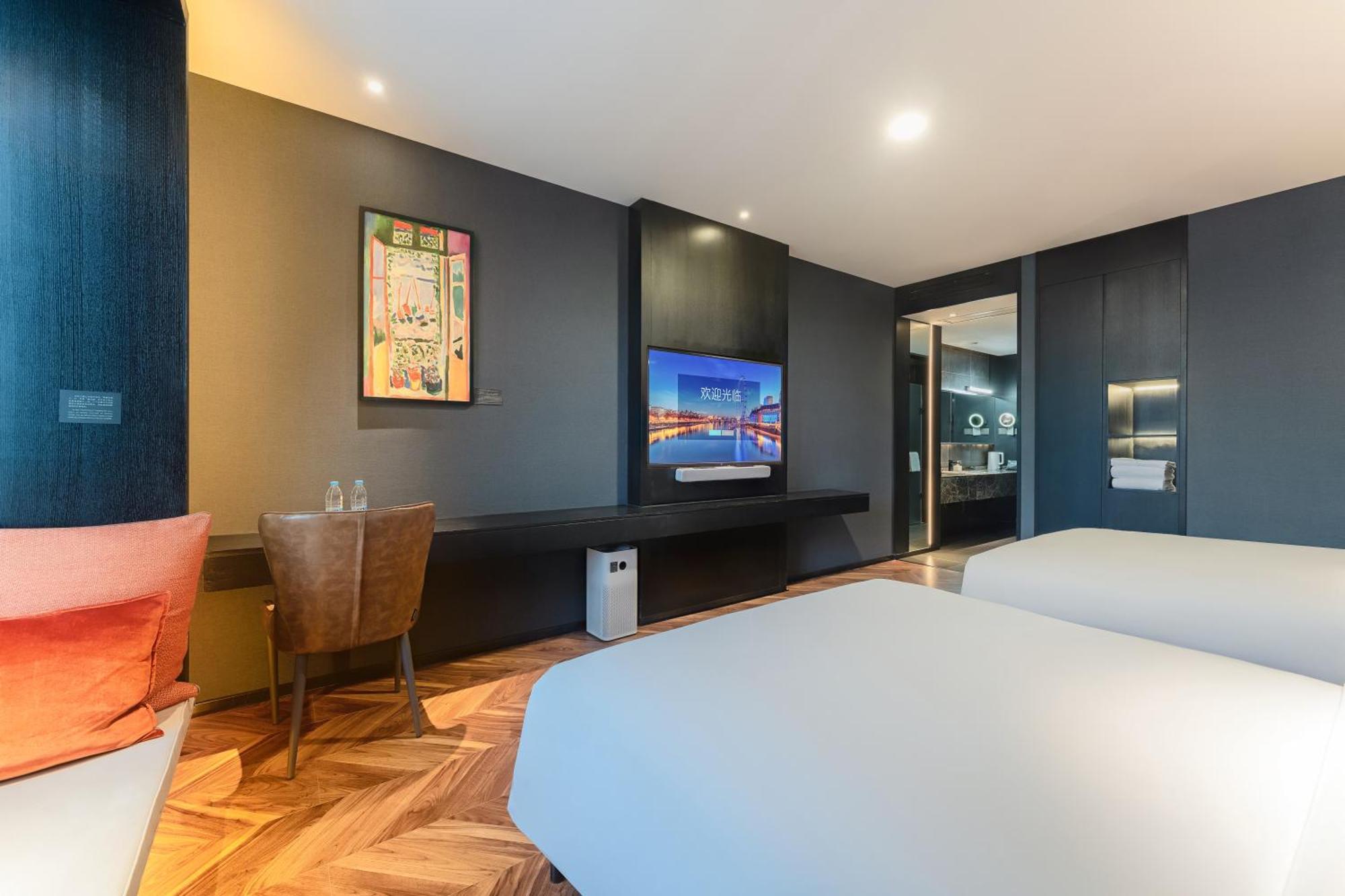 Hesu Designer Hotel & Suites -Near Xi'An Drum Tower And Yongning Gate -Free Laundry Luggage Storage -Kitty Cafe With Freshly Ground Coffee -24H Front Desk -English Service Ngoại thất bức ảnh