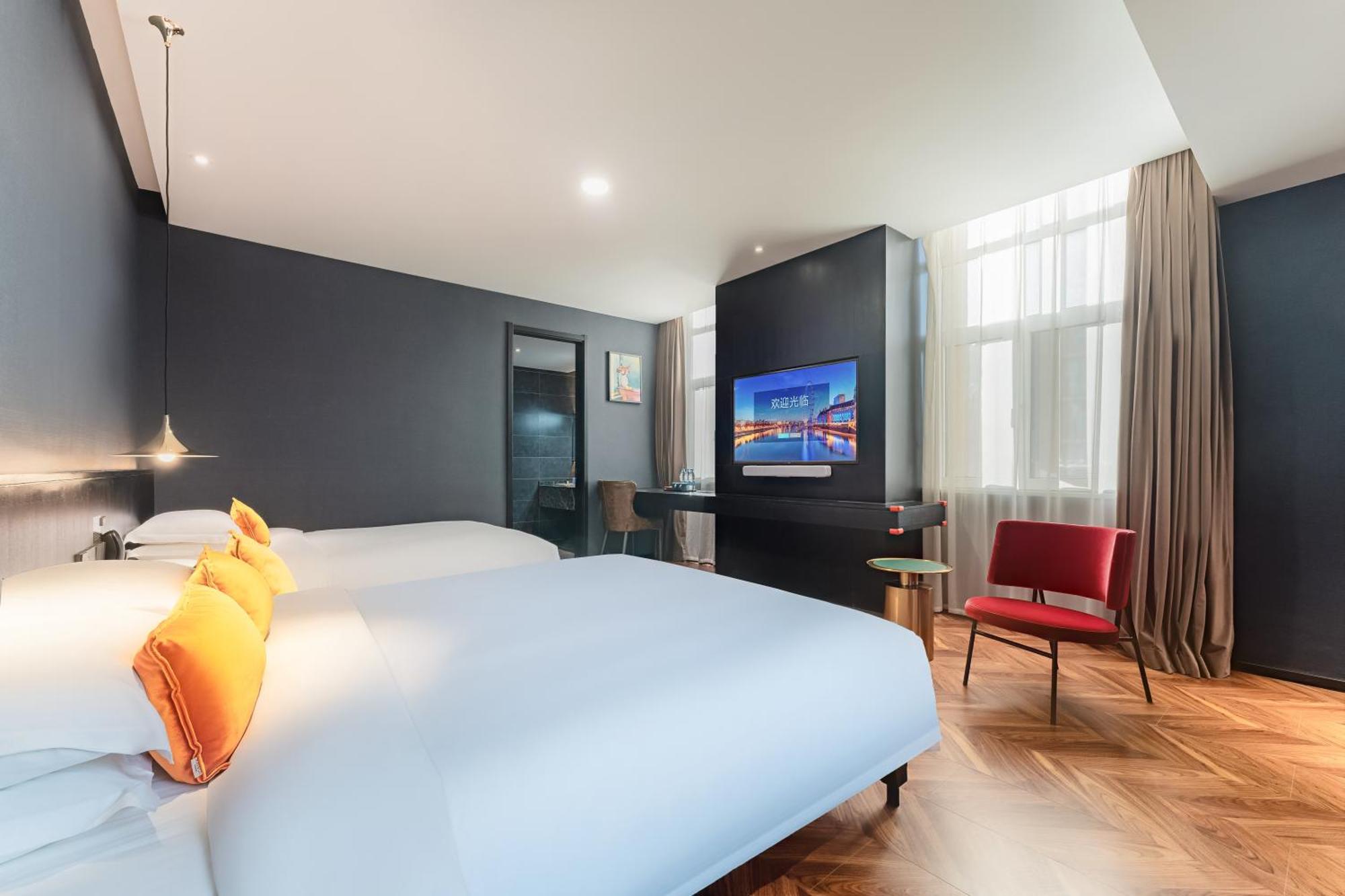 Hesu Designer Hotel & Suites -Near Xi'An Drum Tower And Yongning Gate -Free Laundry Luggage Storage -Kitty Cafe With Freshly Ground Coffee -24H Front Desk -English Service Ngoại thất bức ảnh